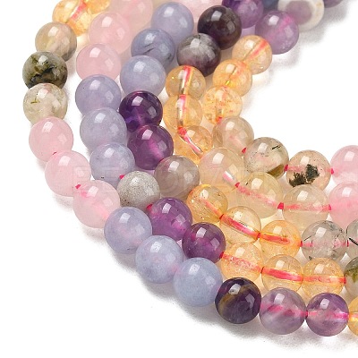 Natural Mixed Gemstone Beads Strands G-E576-07A-1
