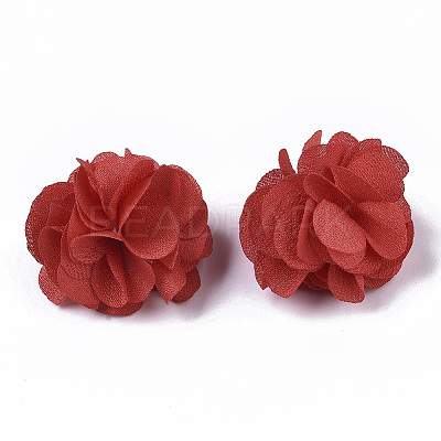 Polyester Fabric Flowers FIND-R076-02K-1