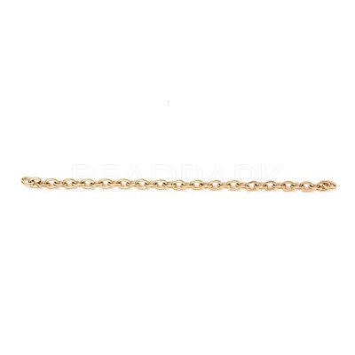 Ion Plating(IP) 304 Stainless Steel Cable Chains CHS-WH0007-01B-G-1
