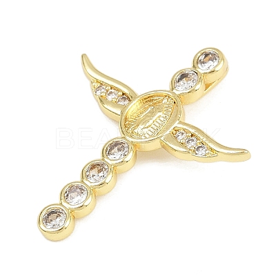 Easter Theme Brass Micro Pave Cubic Zirconia Pendants LS-KK-Z123-04G-1