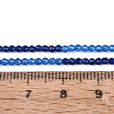 Transparent Glass Beads Strands GLAA-N074-01A-14-1
