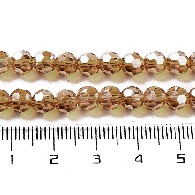 Electroplate Transparent Glass Beads Strands LS-EGLA-A035-T6mm-A04-1