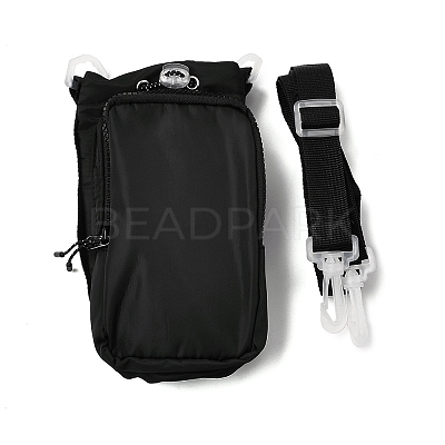 Cloth Crossbody Water Bottle Bag with Adjustable Strap AJEW-C047-03B-1