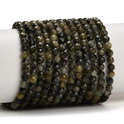 Natural Green Tourmaline Beads Strands GG-CBAA9B4-B01-03B-1