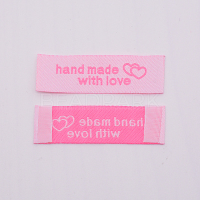 Woven Sewing Labels FIND-WH0053-38A-1