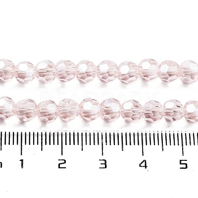 Electroplate Transparent Glass Beads Strands LS-EGLA-A035-T6mm-A20-1
