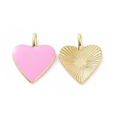 Brass Enamel Pendants LS-KK-P204-14G-C-1