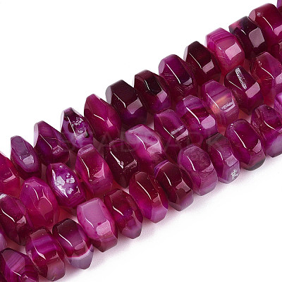 Natural Agate Beads Strands G-N356-01A-11-1