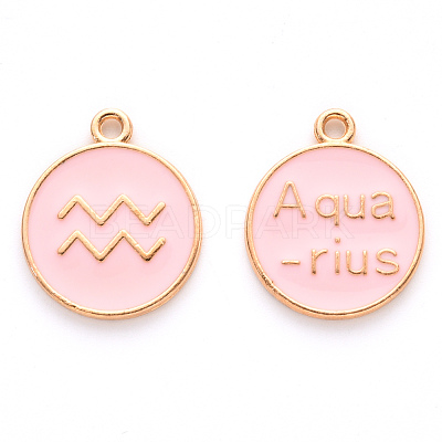 Alloy Enamel Pendants ENAM-S124-01A-09J-1