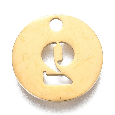 304 Stainless Steel Pendants STAS-F233-02-G-1