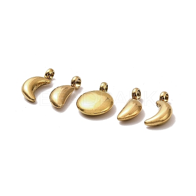 5Pcs 304 Stainless Steel Charms X-STAS-M017-14G-1
