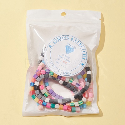 3 Strands 3 Style Handmade Polymer Clay Beads Strands CLAY-FS0001-17-1