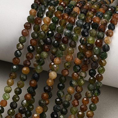 Natural Green Tourmaline Beads Strands GG-CBAA9B4-B01-03A-1