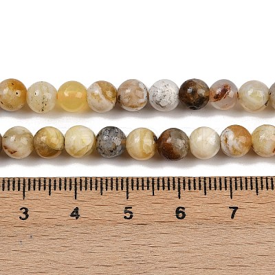 Natural Yellow Opal Beads Strands G-G992-A02-B-1
