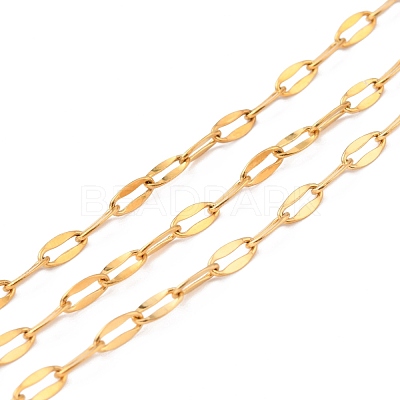 PVD Vacuum Plating 304 Stainless Steel Cable Chains CHS-D033-01G-1