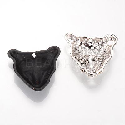 Alloy Rhinestone Pendants PALLOY-R094-11-1