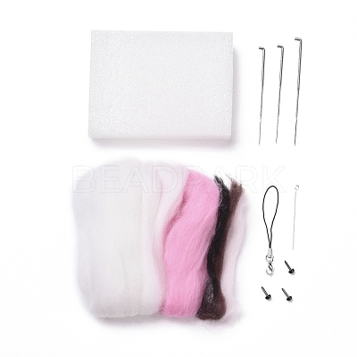 DIY Pendant Decoration Needle Felting Kit DIY-D066-03P-1