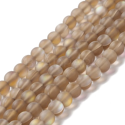 Synthetic Moonstone Beads Strands G-E573-01A-07-1
