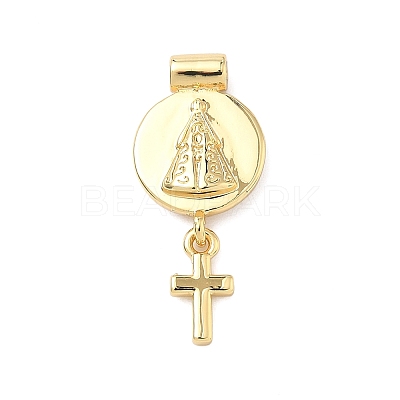 Religion Brass Pendants KK-H539-18G-02-1
