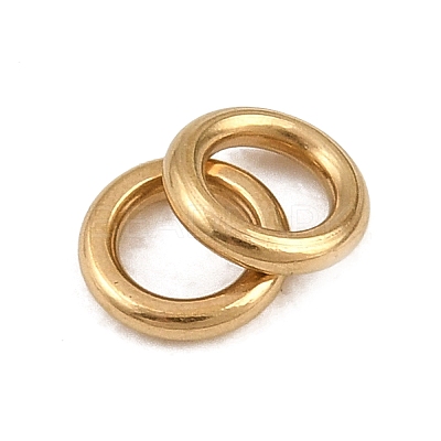 Ion Plating(IP) 304 Stainless Steel Closed Jump Rings STAS-G393-06G-14-1