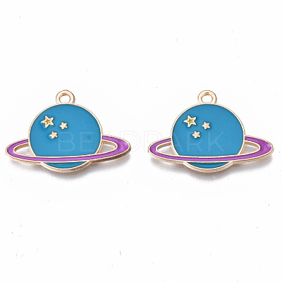 Alloy Enamel Pendants X-ENAM-S115-022-1