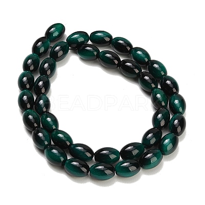 Electroplate Baking Paint Glass Beads Strands GL-CBA8F4B-01-1