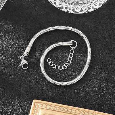 Non-Tarnish 304 Stainless Steel Bracelets BJEW-O186-08A-P-1