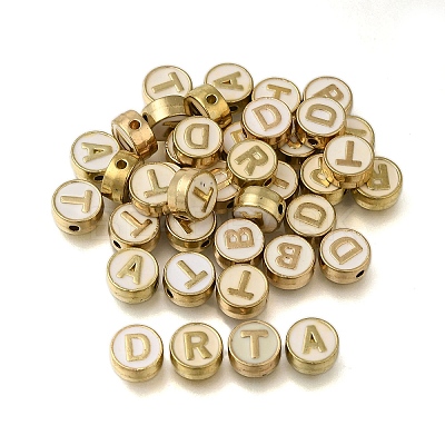 (Defective Closeout Sale: Enamel Yellowing)Alloy Enamel Beads ENAM-XCP0001-44-1