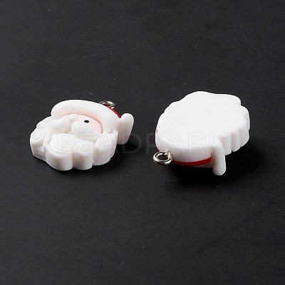 Christmas Theme Opaque Resin Pendants FIND-E025-14-1