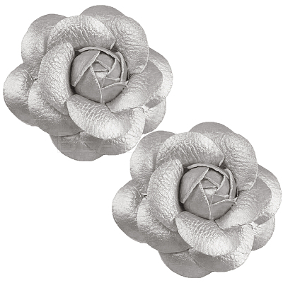 PU Leather Alligator Hair Clips for Girls OHAR-WH20008-18C-1