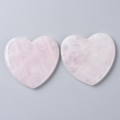 Natural Rose Quartz Cabochons G-F697-F02-1