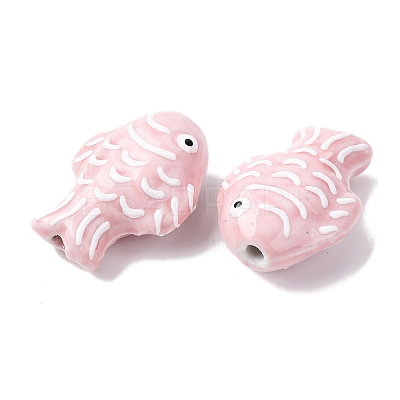 Handmade Porcelain Beads PORC-K010-08I-1