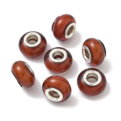 Large Hole Resin European Beads OPDL-R118-11B-1