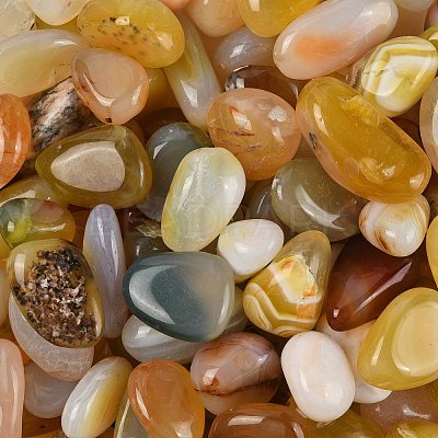 Dyed & Heated Natural Agate Beads G-J402-03C-02-1