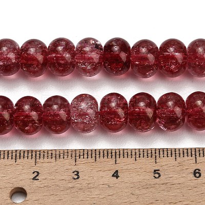 Dyed Imitation Gemstone Glass Beads Strands GL-Z001-03B-03-1