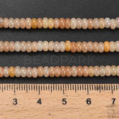 Natural Aventurine Beads Strands G-L635-A03-4x2mm-01-1