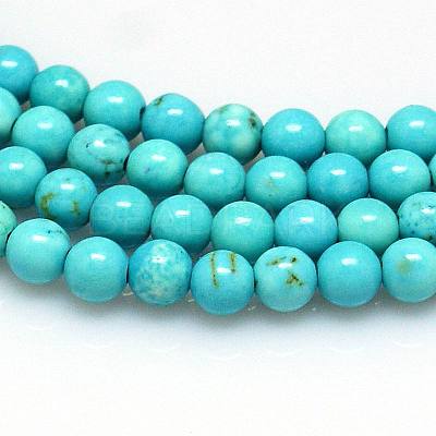 Natural Magnesite Beads Strands TURQ-G103-4mm-01-1
