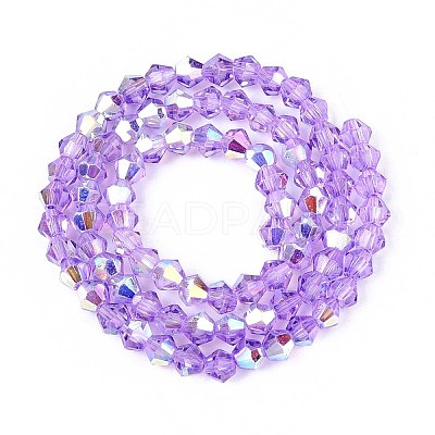 Transparent Glass Beads Strands EGLA-N021-4mm-03-1