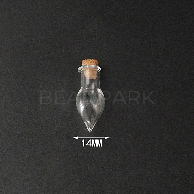 Mini High Borosilicate Glass Bottle Bead Containers BOTT-PW0001-261G-1