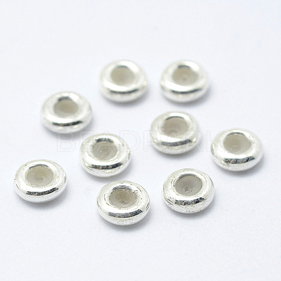 925 Sterling Silver Beads STER-I014-5mm-24S-1