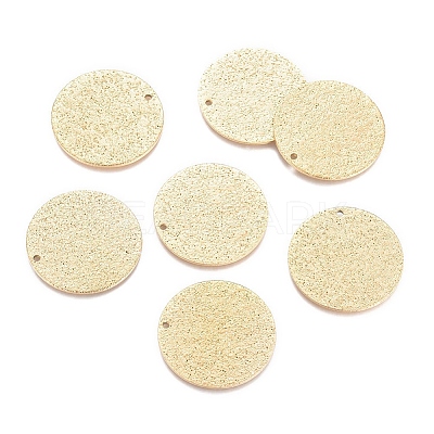 Ion Plating(IP) 304 Stainless Steel Pendants STAS-G211-25mm-01G-1