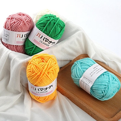 4-Ply Polyester & Acrylic Fiber Yarn for Tufting Gun Rugs PW-WG2A0C2-M-1-1