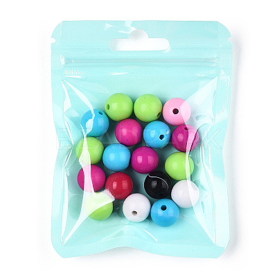 Macaron Color Plastic Yin-yang Resealable Bags OPP-N001-01A-02-1