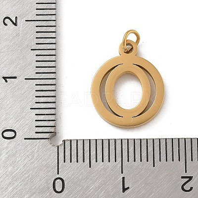 304 Stainless Steel Charms
with Jump Ring STAS-R001-02G-O-1
