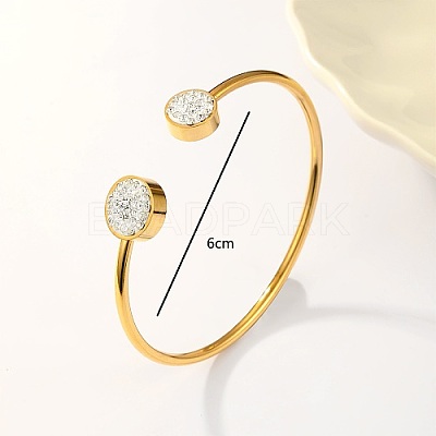 201 Stainless Steel Cuff Bangles LS-JP1747-1