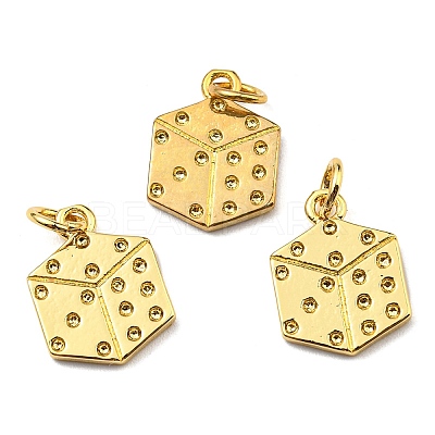 Brass Pendant Rhinestone Settings KK-K341-04G-1