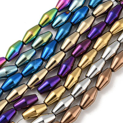 Electroplated Synthetic Magnetic Hematite Beads Strands G-Z032-B01-02-1
