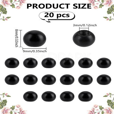 20Pcs Iron Beads IFIN-LP0001-15-1