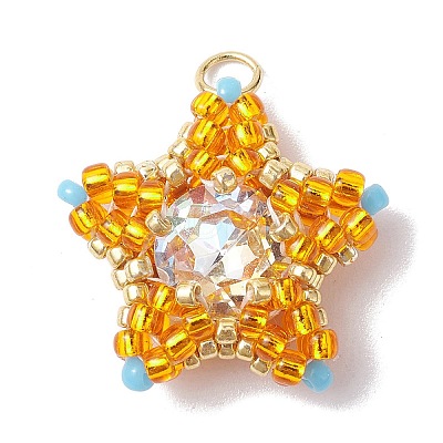 TOHO Seed Beads Pendants PALLOY-MZ00177-03-1