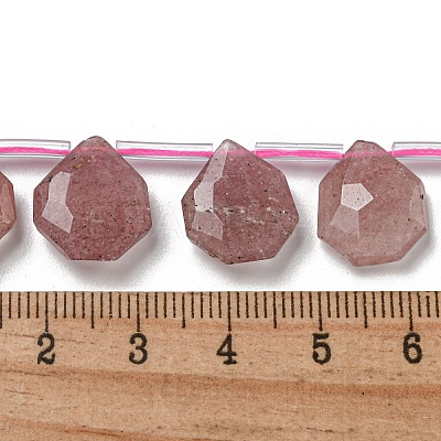 Natural Strawberry Quartz Beads Strands G-P544-C08-01-1